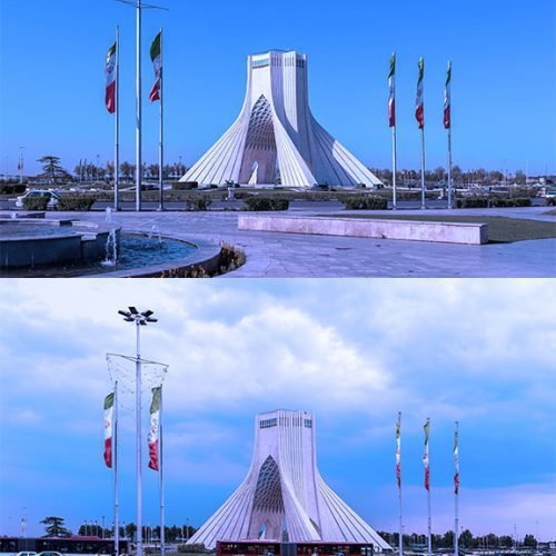 Fatemeh Khajeh Nouri, Azadi Square, 2021
