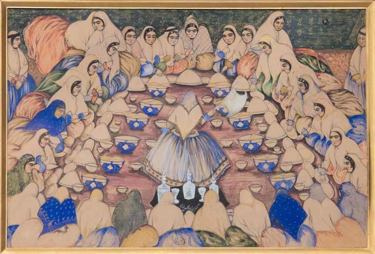Abul Hasan Khan Ghaffari Kashani, Feminine Wedding Festivity