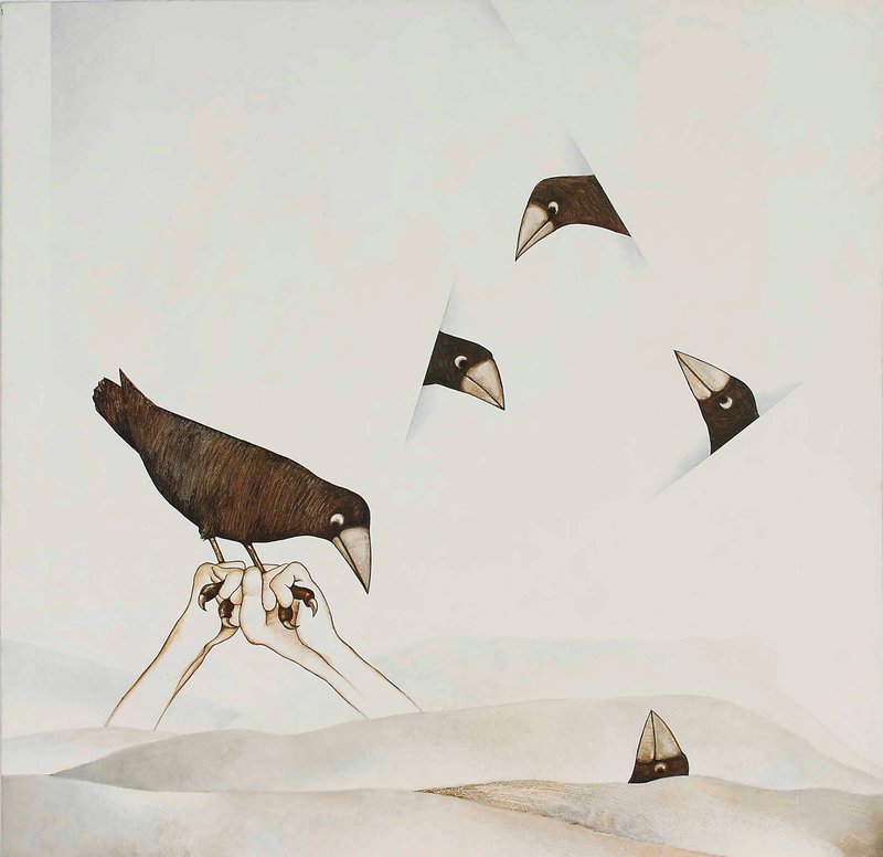 Alireza Espahbod, Crows, 1979