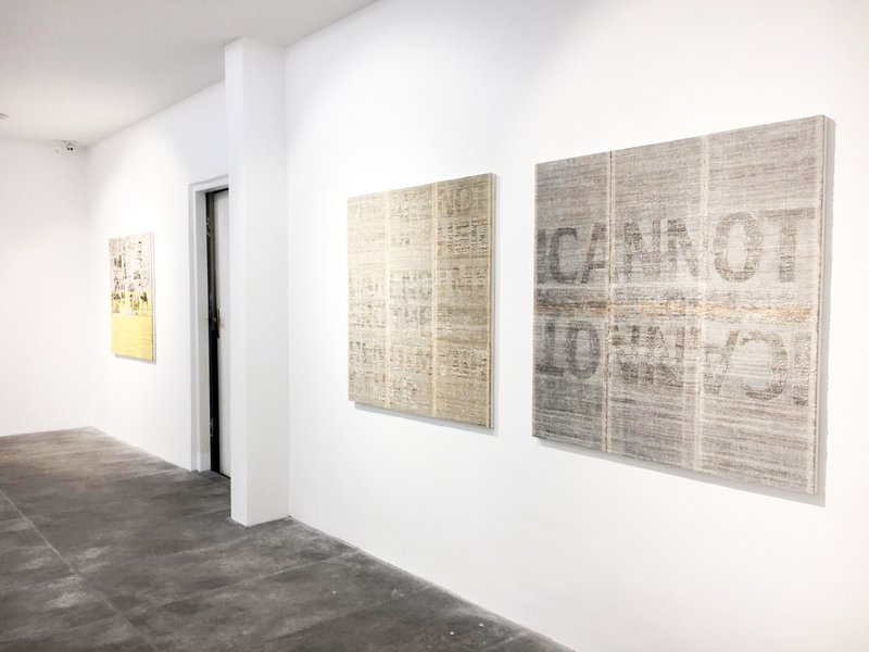 I'm tired of dying ..., installation view