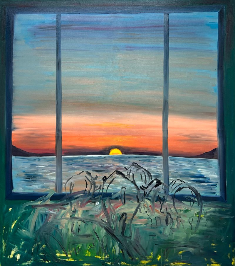 Donya Aalipour, Rhinos Toward the Sea, 2025