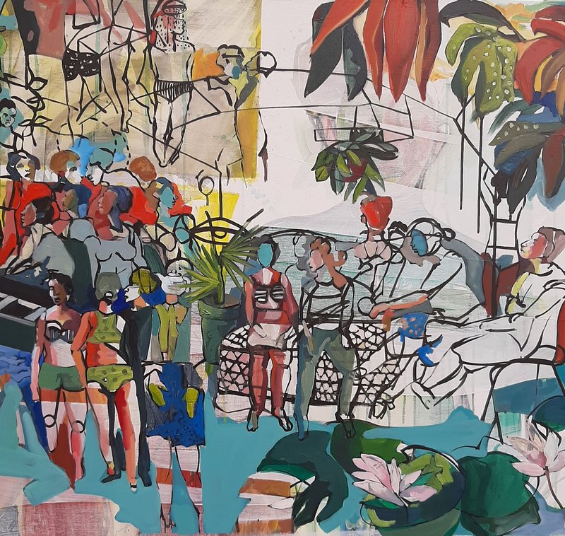 Golnaz Afraz, Boat, 2021