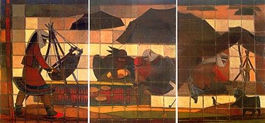 Jalil Ziapour, Nomads, 1983