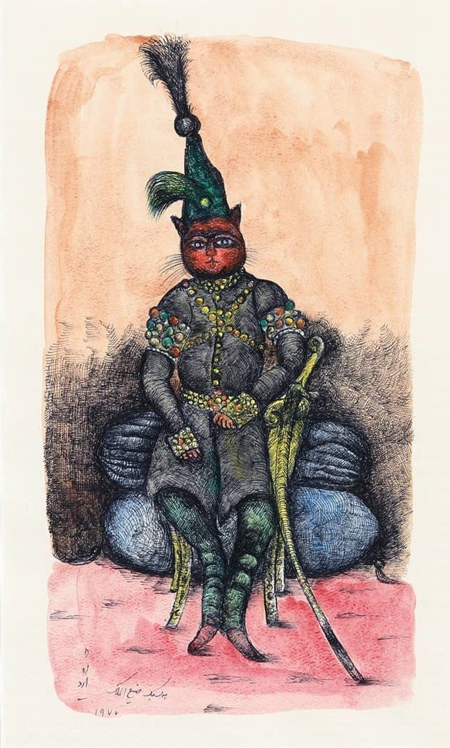 Ardeshir Mohassess, In the Style of Sani'olmolk, 1977