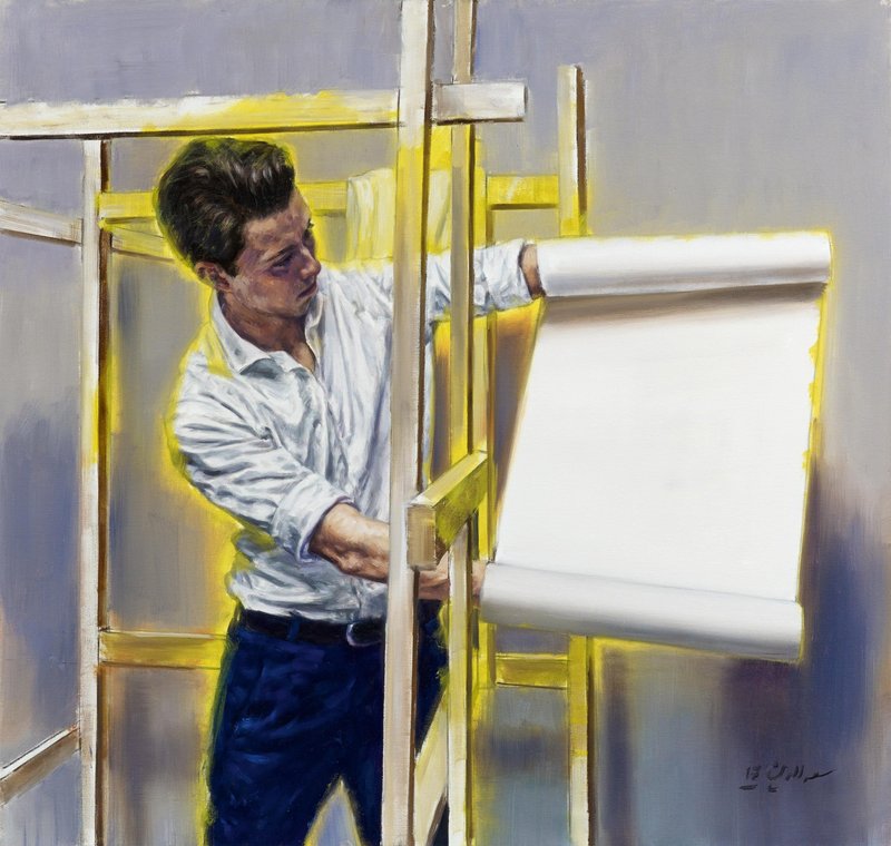 Masoud Sadedin, Papierrolle , 2017