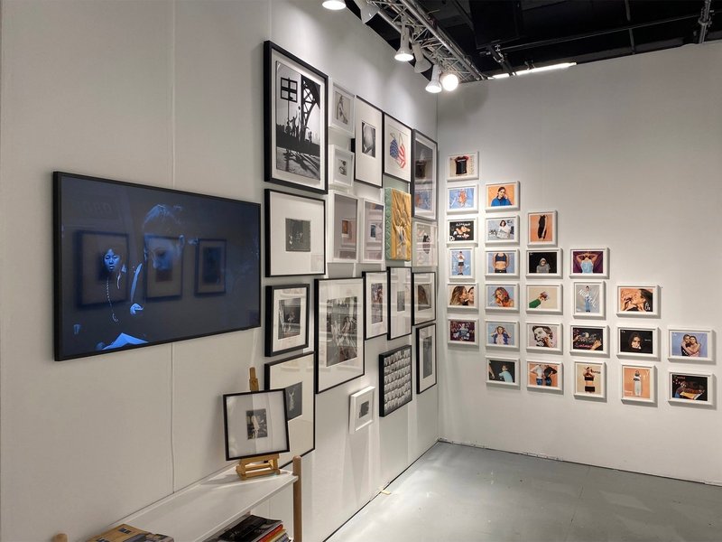 Installation view.