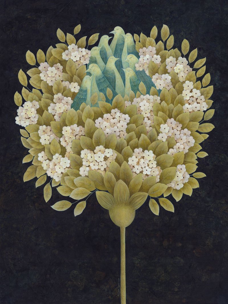 Maryam Lamei, Sun Flower Buds, 2024
