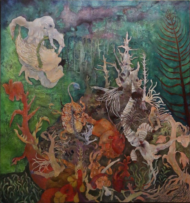 Faxteh Shamsian, A Garden of Non-Existent Human, 2019