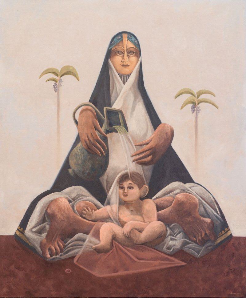 Ashkon Haidari, Mother and Child, 2025