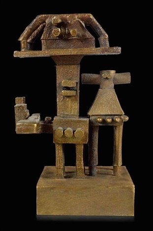 Parviz Tanavoli, The Poet's Family, 1970
