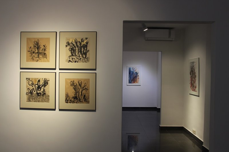 White Whilst Growing, installation view