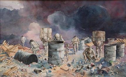 Siavash Kasrai, Untitled, 1988