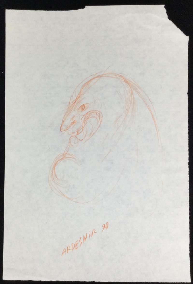 Ardeshir Mohassess, Untitled, 1990