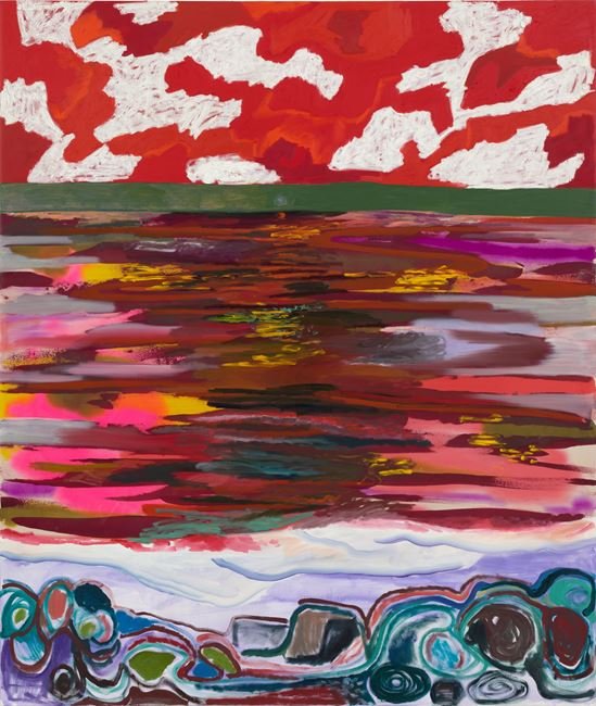 Shara Hughes, Radiant Sea, 2019