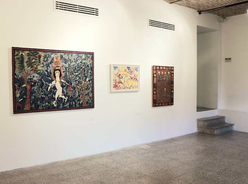 تنیده ز دل بافته ز جان، نمای چیدمان