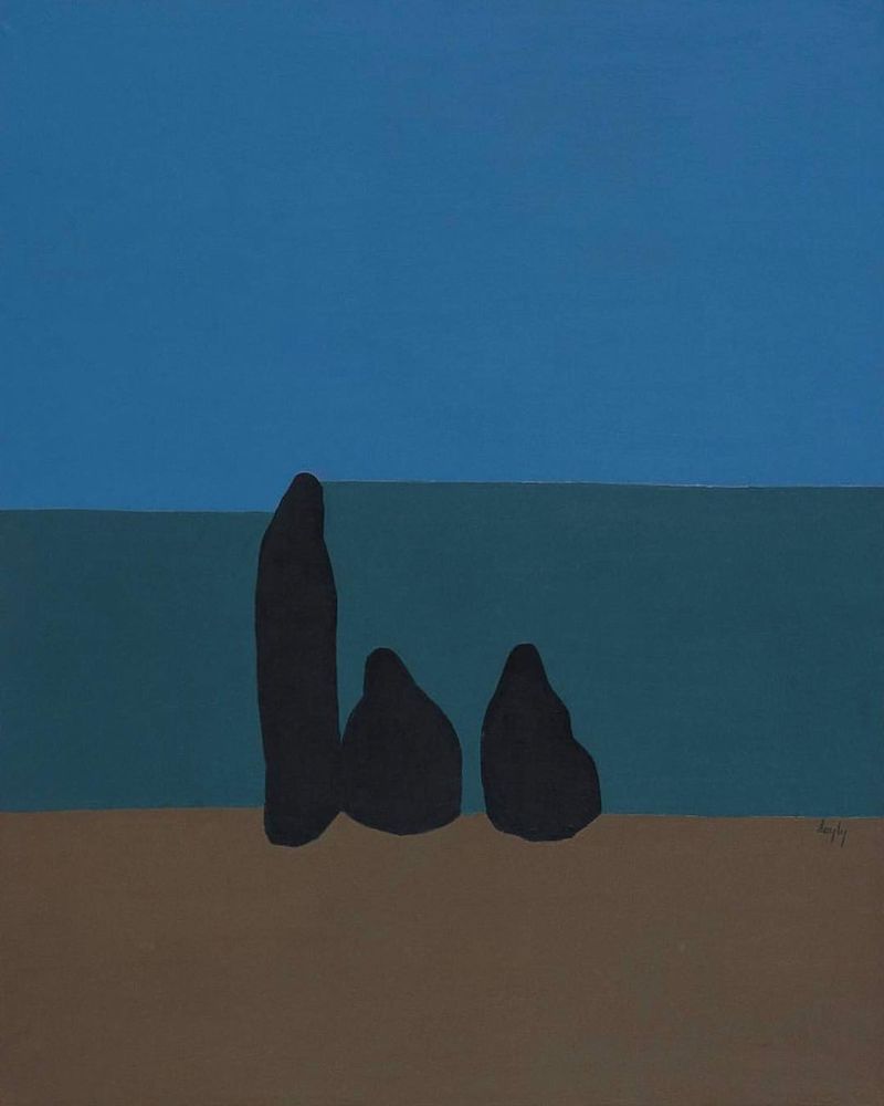 Leyly Matine Daftary, Three Women in Black Chador, 1975