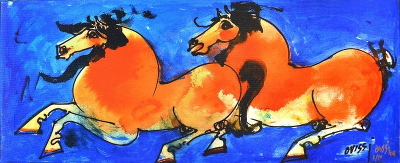 Nasser Ovissi, Running Horses