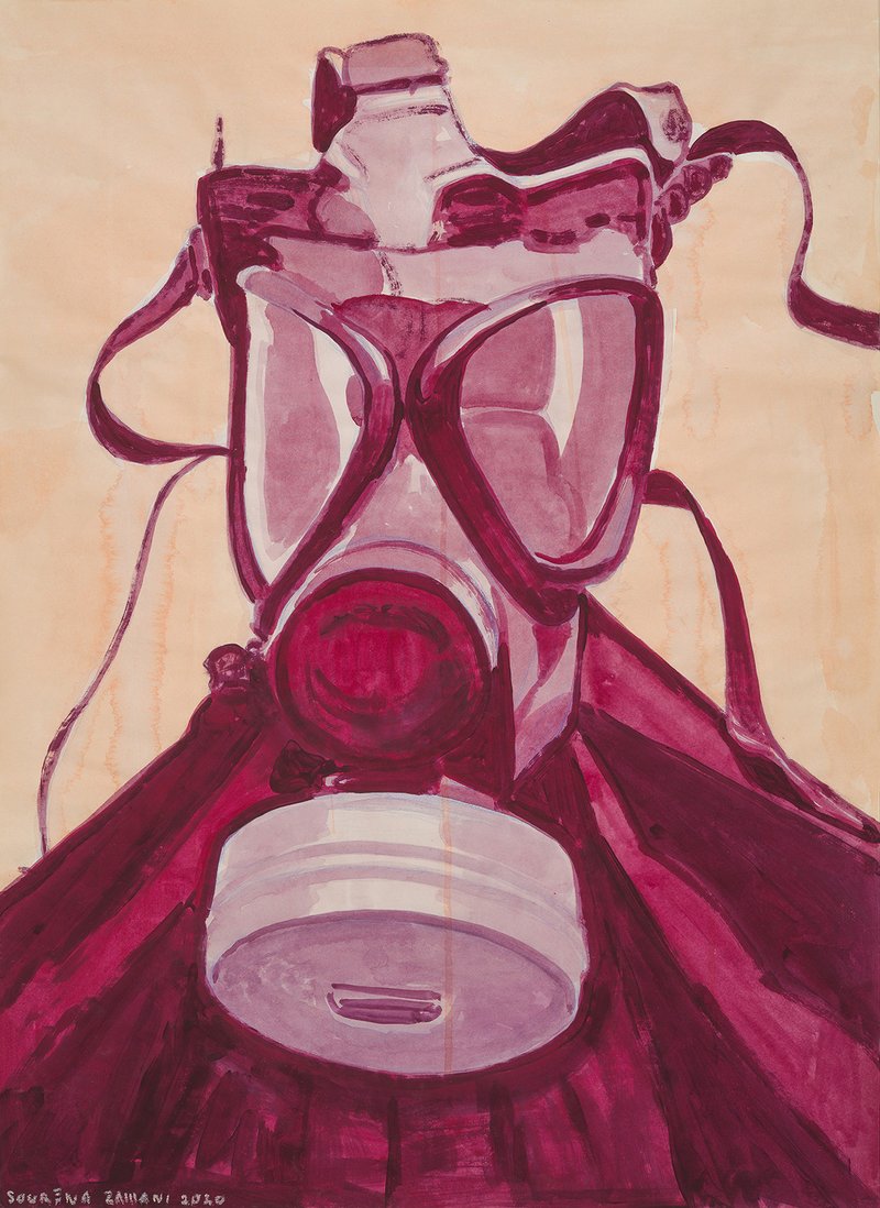 Sourena Zamani, Study for "Cold ugly truth" No.3, 2020