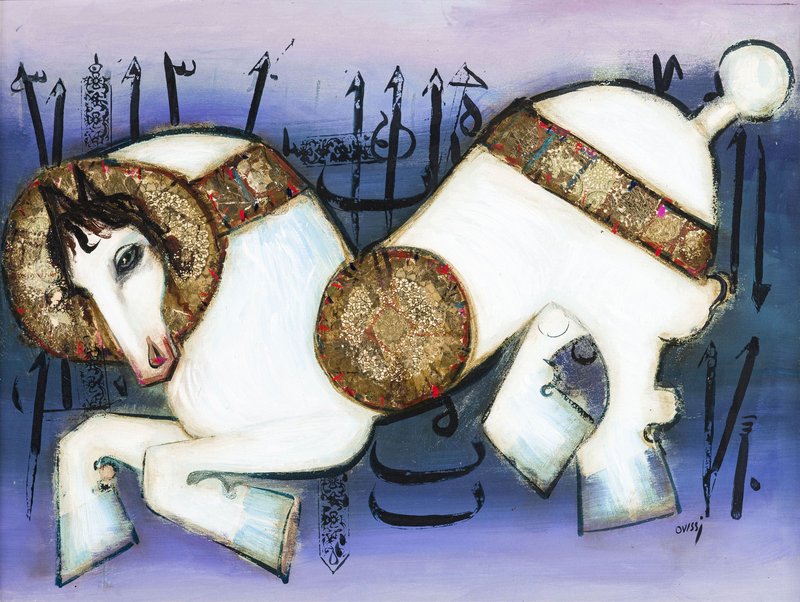 Nasser Ovissi, Cheval