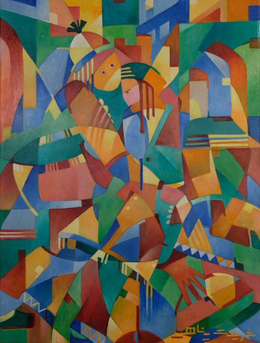 Seyed Asadollah Shariatpanahi, Loving Calm of Your Arms, 2018