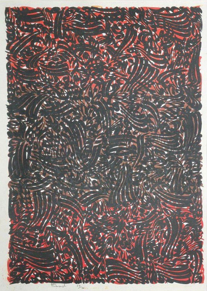 Charles Hossein Zenderoudi, Untitled
