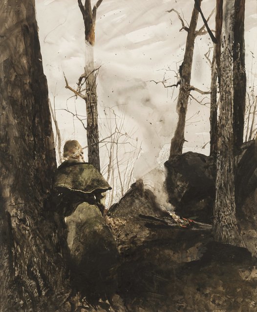 Andrew Wyeth, Big Rocks, 1974