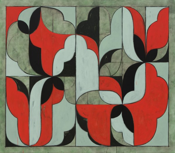 Kamrooz Aram, Harlequin Arabesque, 2022