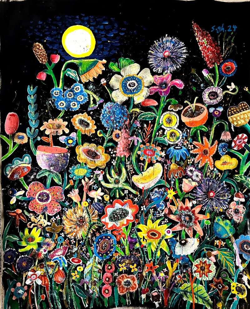 Saeed Gholami, Flowers 02, 2024