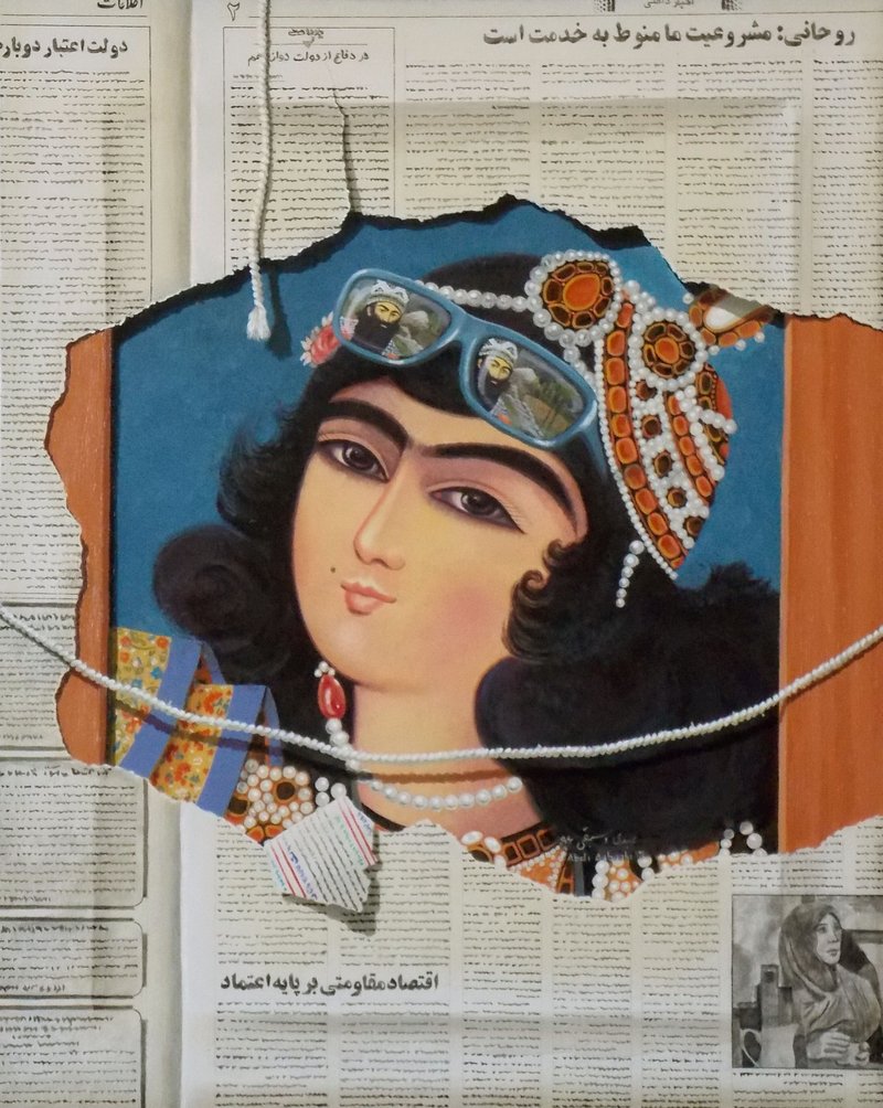 Abdi Asbaghi, Qajar Girl Today, 2017
