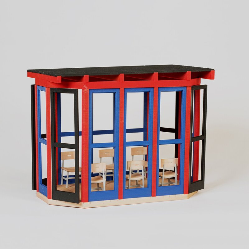 Siah Armajani, Seven Rooms of Hospitality: Waiting Room for Refugees, 2017