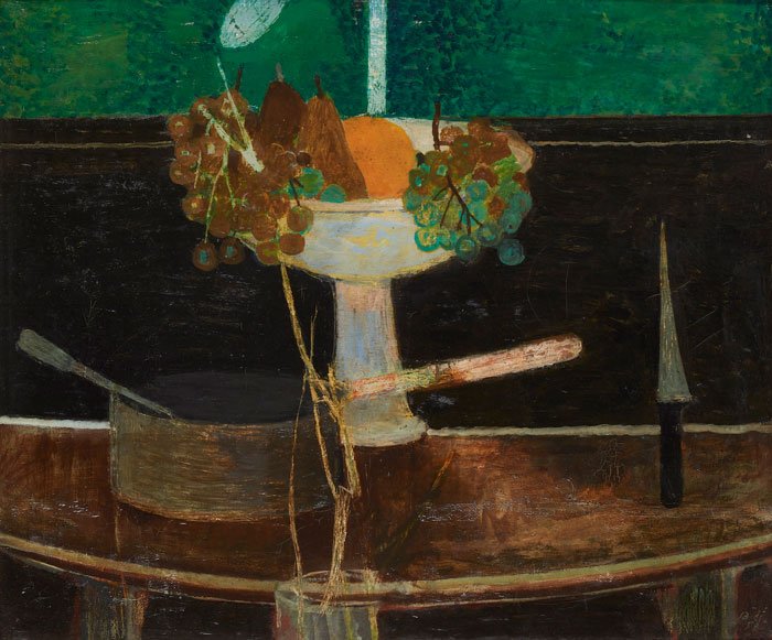 Abolghasem Saidi, Still Life with Fruits, 1958