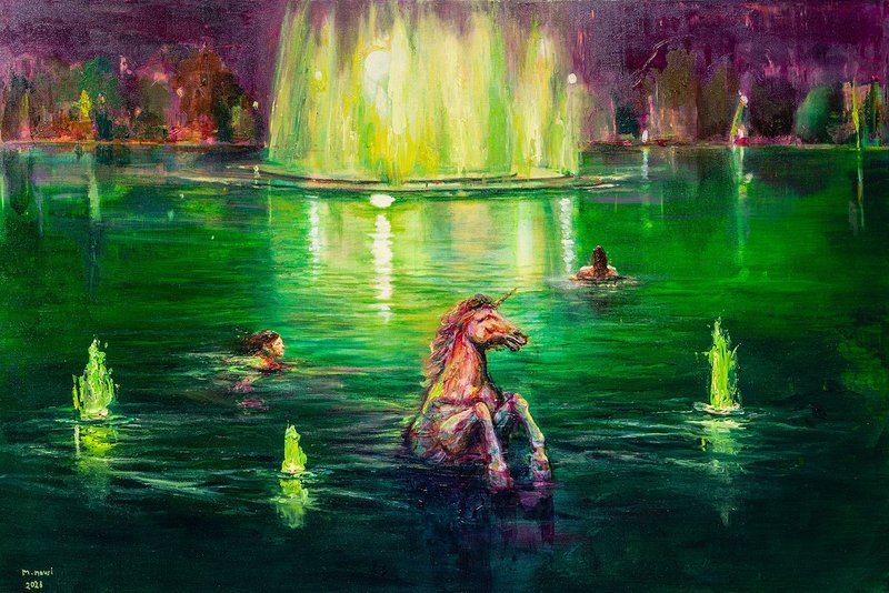 Mahsa Nouri, Sunken Light, 2021