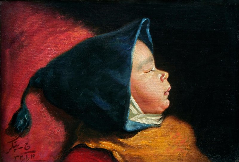 Jafar Petgar, Artist's Son, 1953