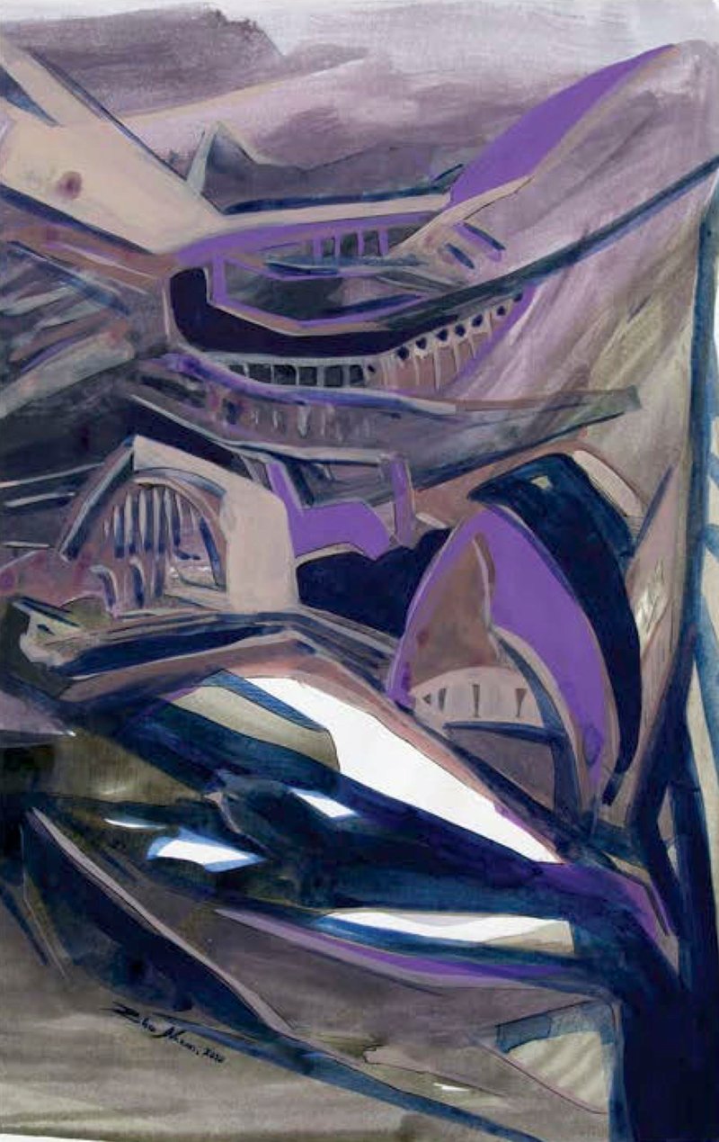 Zahra Nazari, Futuristic Cities, 2020
