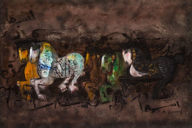 Nasser Ovissi, Horses, 2000