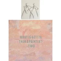 Sina Ghadaksaz, What is Better than a Painter? - Two, 2022