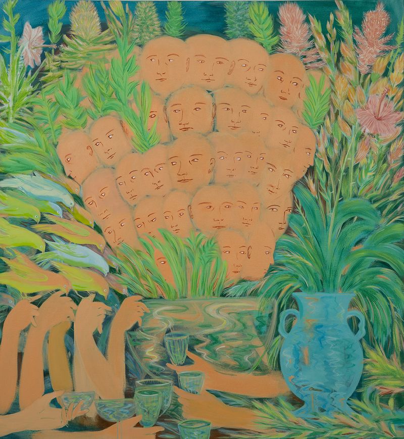 Zahra Nouri Zonouz, Heads and Hands ll, 2026