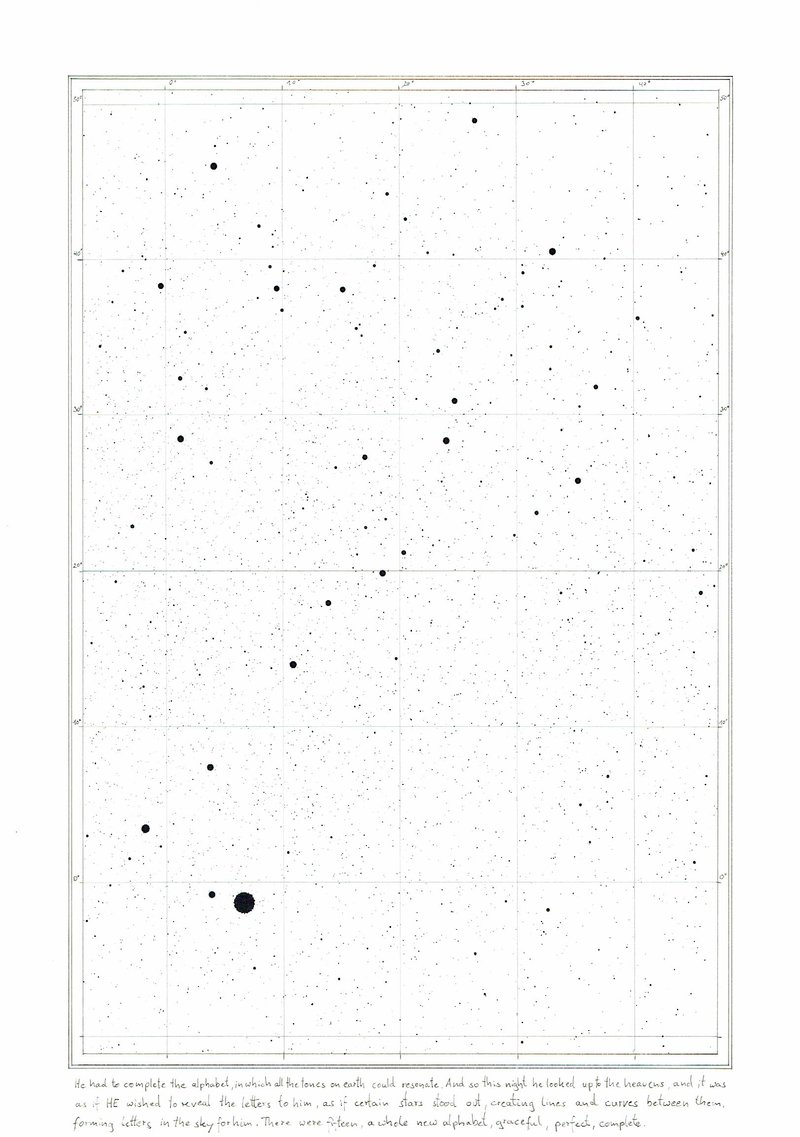 Timo Nasseri, He Who Counts the Stars - Ibu Mugla’s Missing Letters, 2016