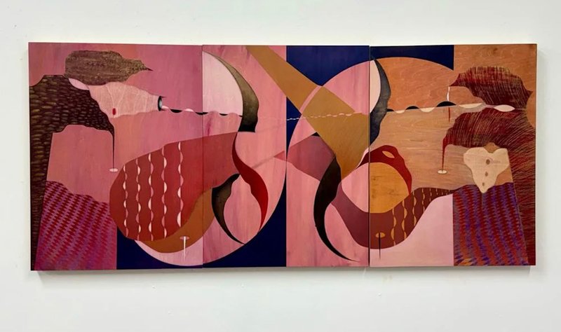 Maryam Hoseini, Oblique Horizon (Bird of Pradise), 2026