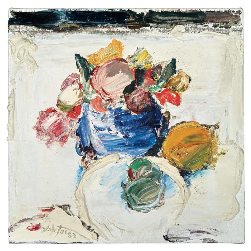 Manoucher Yektai, Blue Vase, 1983