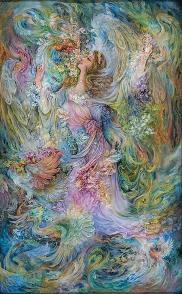Mahmood Farshchian, Joyful Spring, 2004