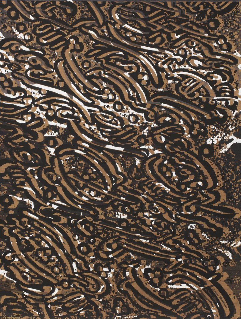 Charles Hossein Zenderoudi, Untitled, 1986