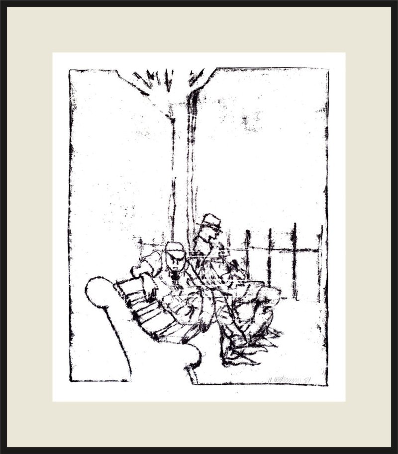 Nikzad Nodjoumi, Untitled, 1981