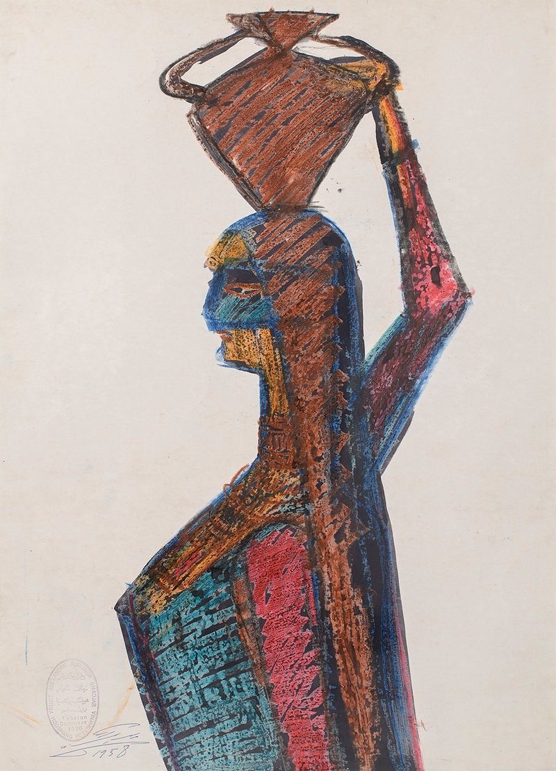 Houshang Pezeshknia, Untitled, 1958