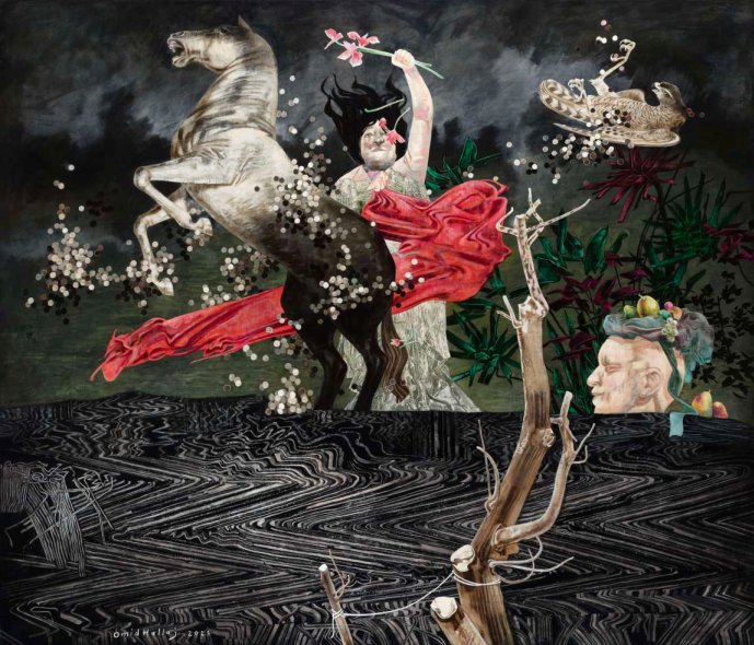 Omid Hallaj, Unfinished Celebration, 2025