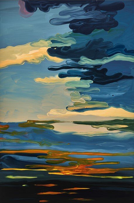 Clare Woods, Heavenly Hundred, 2022