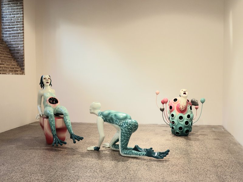 I Don't Want to Be Born, installation view