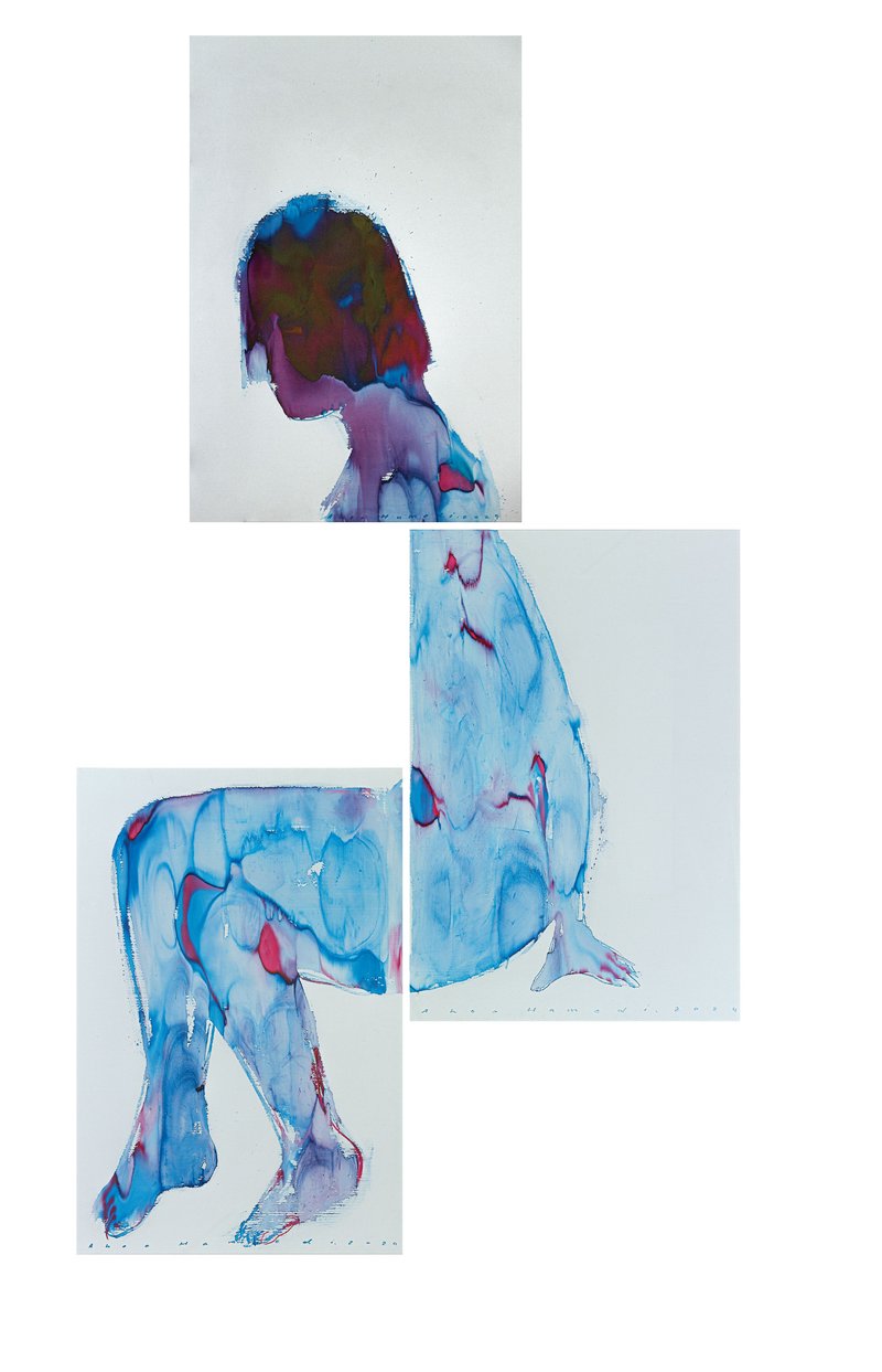 Ahoo Hamedi, Blue , 2024