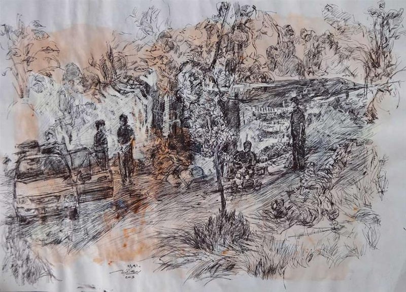 Esmaeil Ghanbari, Untitled, 2016