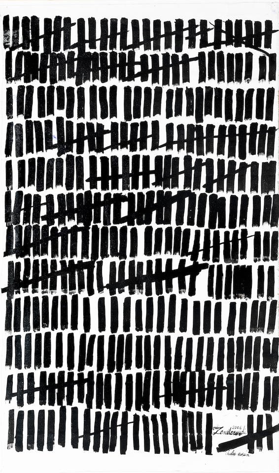 Charles Hossein Zenderoudi, Untitled, 2006
